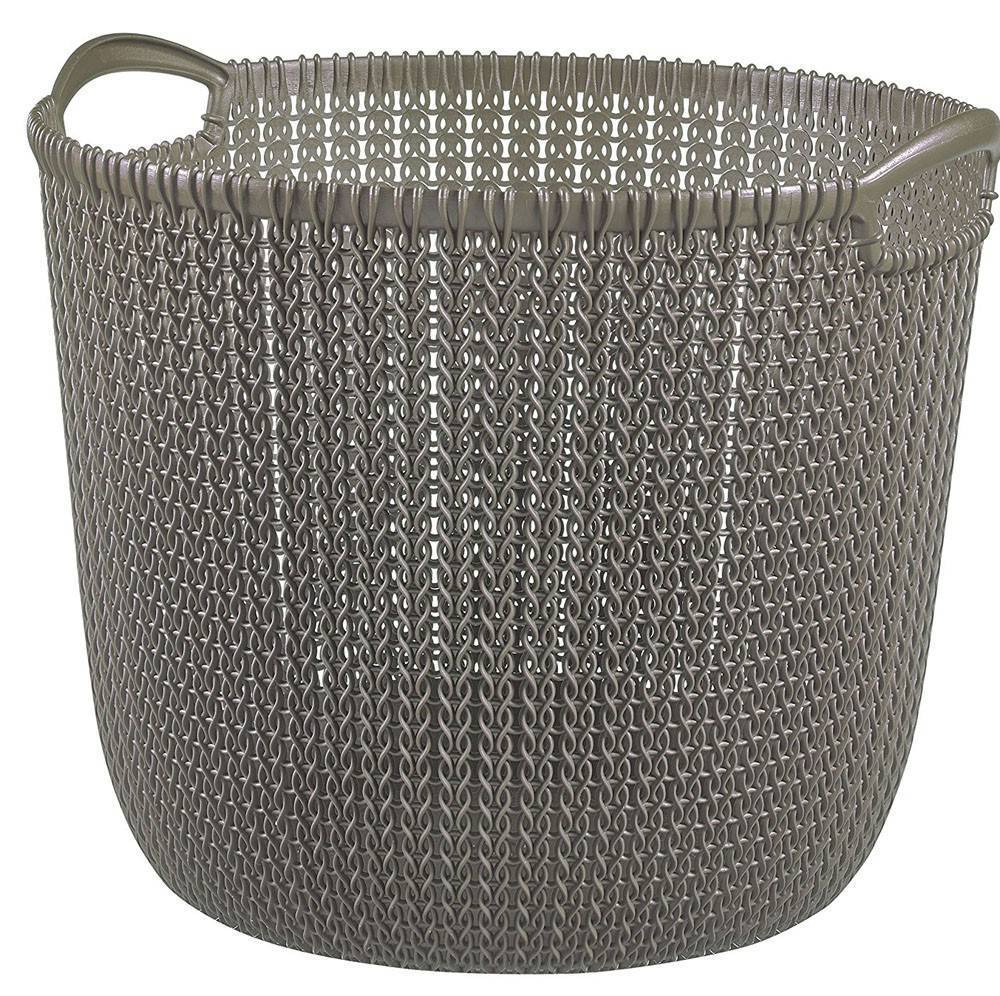 ΚΑΛΑΘΙ ΡΟΥΧΩΝ CURVER KNIT ΠΛΑΣΤΙΚΟ ΚΑΦΕ 30L 40X39X33CM CURVER