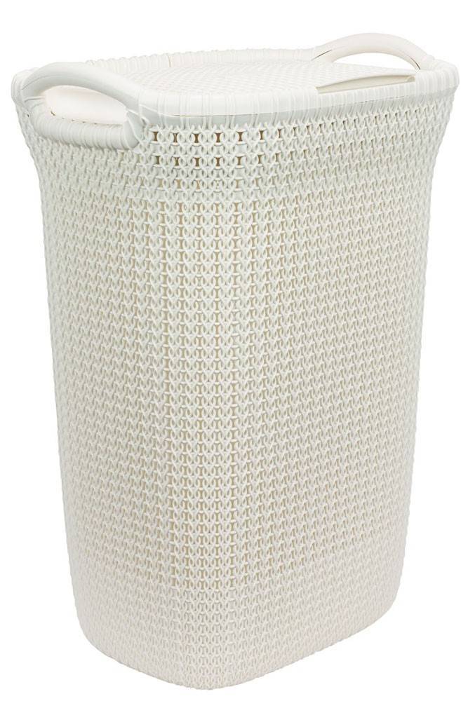 ΚΑΛΑΘΙ ΑΠΛΥΤΩΝ CURVER KNIT ΠΛΑΣΤΙΚΟ ΜΠΕΖ 57L 45X34X61CM CURVER