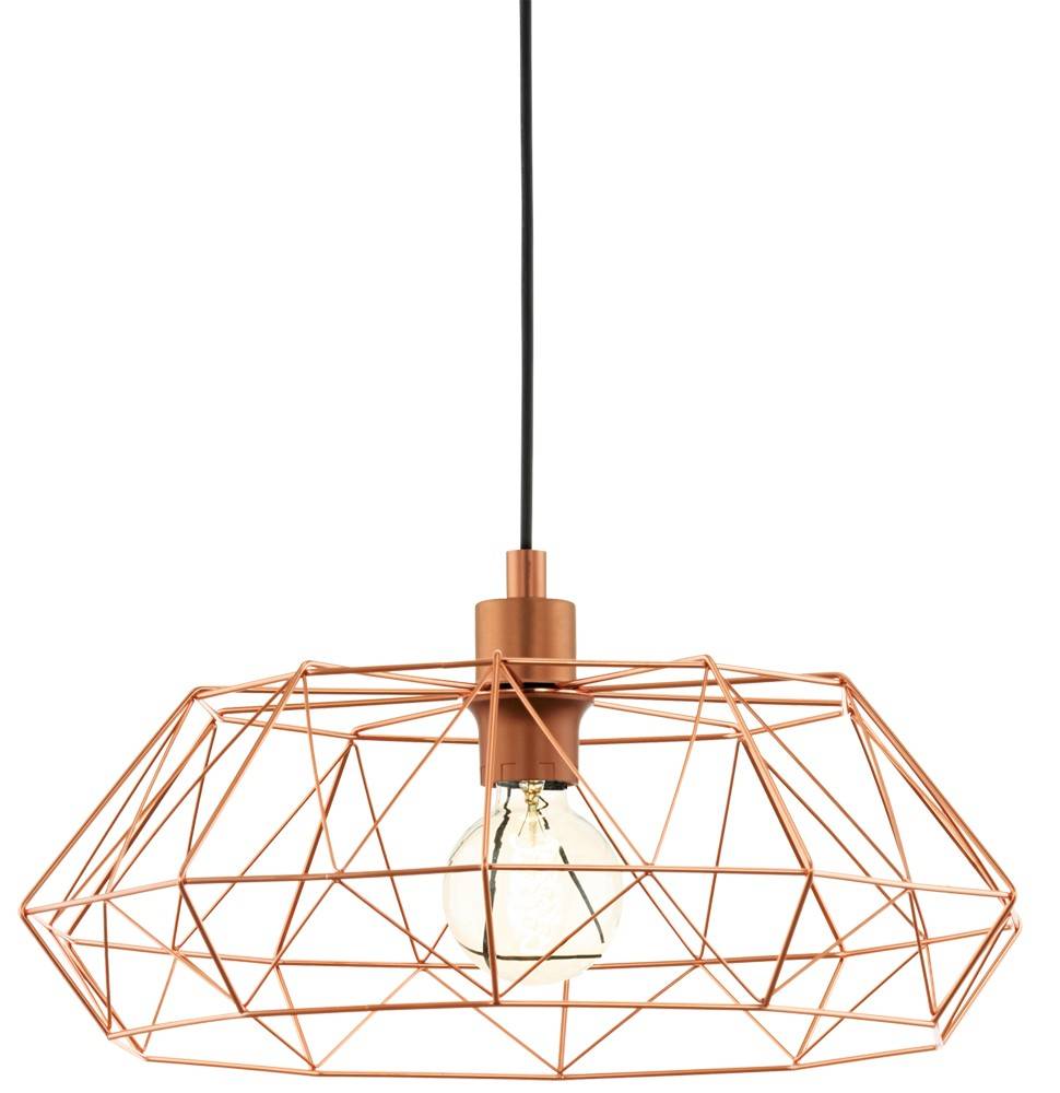 ΦΩΤΙΣΤΙΚΟ ΟΡΟΦΗΣ EGLO CARLTON 2 49488 TREND ΜΕΤΑΛΛΙΚΟ BRONZE 110X45.5CM EGLO