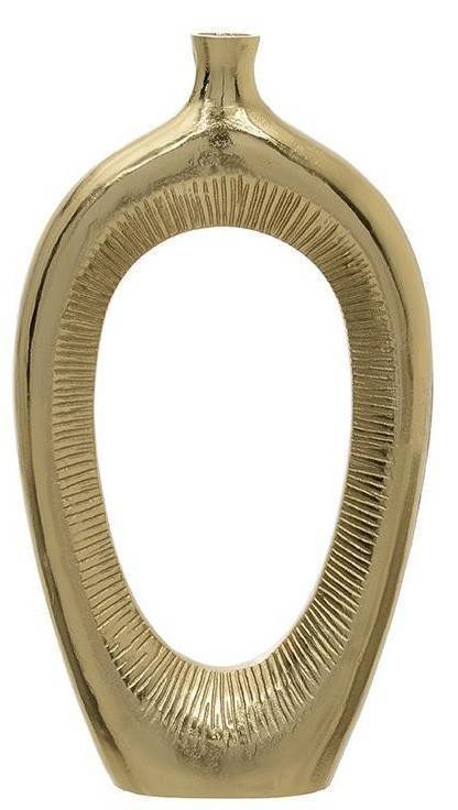 INART ΒΑΖΟ INART ΟΒΑΛ ΑΛΟΥΜΙΝΙΟ XΡΥΣΟ 27X8X47CM