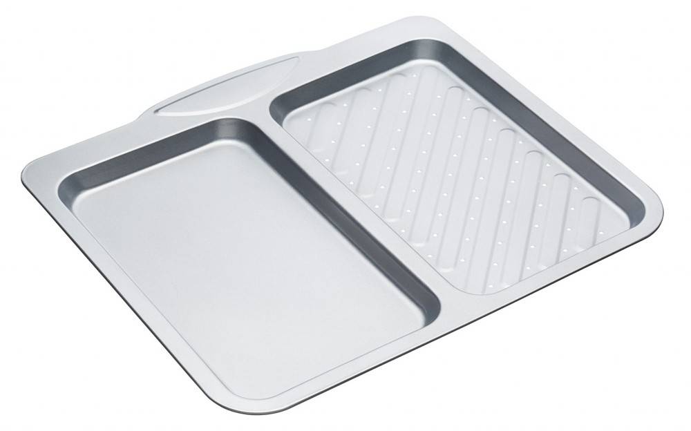 ΤΑΨΙ KITCHEN CRAFT OVEN TRAY ΑΝΤΙΚΟΛΛΗΤΙΚΟ 2ΘΕΣΕΙΣ ΟΡΘΟΓΩΝΙΟ 40Χ35.5Χ2CM KITCHEN CRAFT