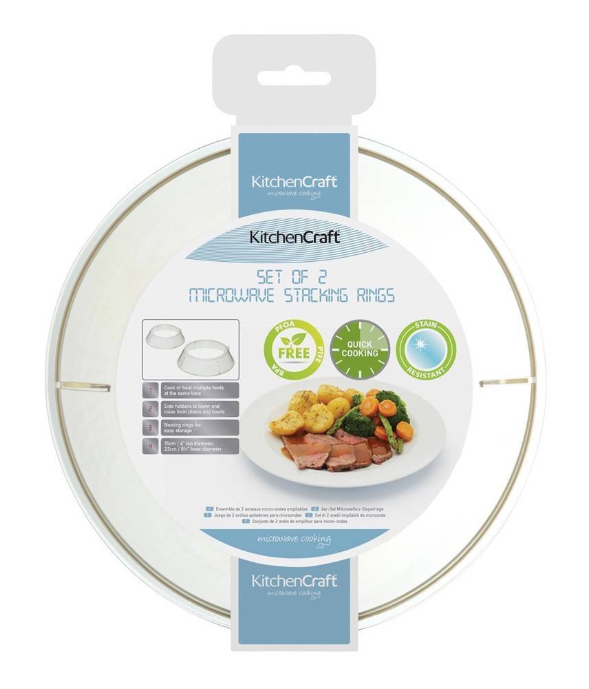 ΣΤΕΦΑΝΙΑ KITCHEN CRAFT MICROWAVE ΠΛΑΣΤΙΚΑ 2ΤΜΧ 21Χ4.5CM