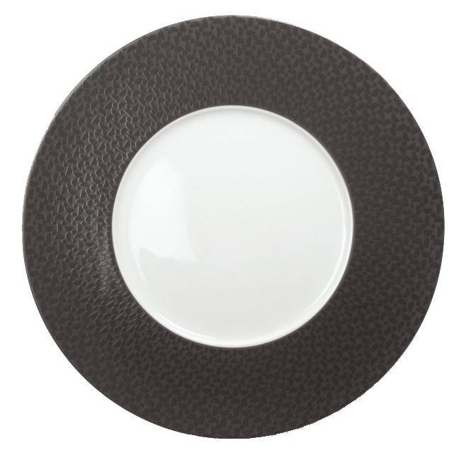 SECRET DE GOURMET ΠΙΑΤΟ ΓΛΥΚΟΥ SECRET DE GOURMET DΕΜΙ LUΝΕ ΠΟΡΣΕΛΑΝΗ ΜΑΥΡΟ 23CM