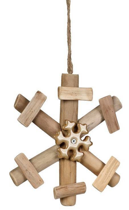 ESPIEL ΚΡΕΜΑΣΤΟ ΣΤΟΛΙΔΙ ΔΕΝΤΡΟΥ ESPIEL ΝΙΦΑΔΑ ΞΥΛΟ ΚΑΦΕ/ΜΠΕΖ 30CM