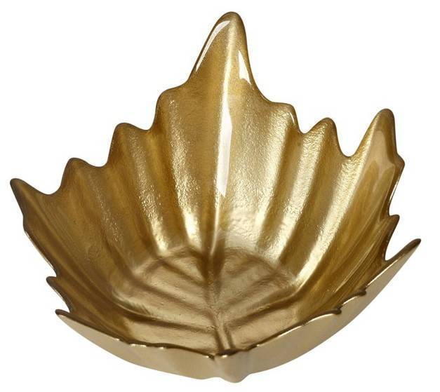 ΣΕΤ ΜΠΩΛ ESPIEL LEAVES ΓΥΑΛΙ ΧΡΥΣΟ 14X12CM (12ΤΜΧ) ESPIEL