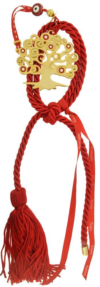 UNIKER ΓΟΥΡΙ UNIKER ΧΕΙΡΟΠΟΙΗΤΟ ΜΕΤΑΛΛΟ ΥΦΑΣΜΑ ΔΕΝΤΡΟ ΚΟΚΚΙΝΟ 40CM