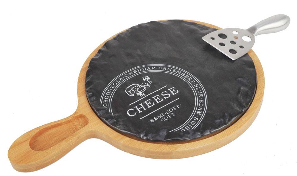 ΕΠΙΦΑΝΕΙΑ ΚΟΠΗΣ ΤΥΡΙΩΝ CRYSPO TRIO PLATEAU 7724 ΞΥΛΟ/ΣΚΛΗΡΗ ΠΟΡΣΕΛΑΝΗ 32Χ23CM CRYSPO TRIO