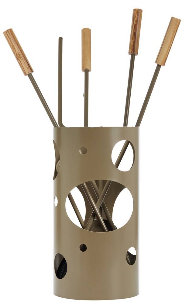 ZOGOMETAL ΚΟΥΒΑΣ ΜΕ ΕΡΓΑΛΕΙΑ ZOGOMETAL K30-1240 OLIVE BROWN/OLIVE WOOD 17X33CM