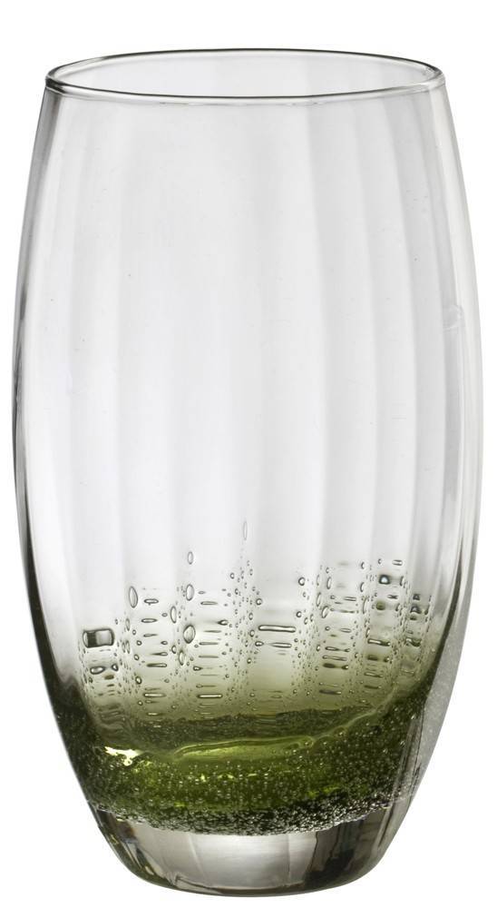 ΠΟΤΗΡΙ ΝΕΡΟΥ HOME FASHION ACCESSORIES ILLUSION ΔΙΑΦΑΝΕΣ/ΠΡΑΣΙΝΟ 650ML