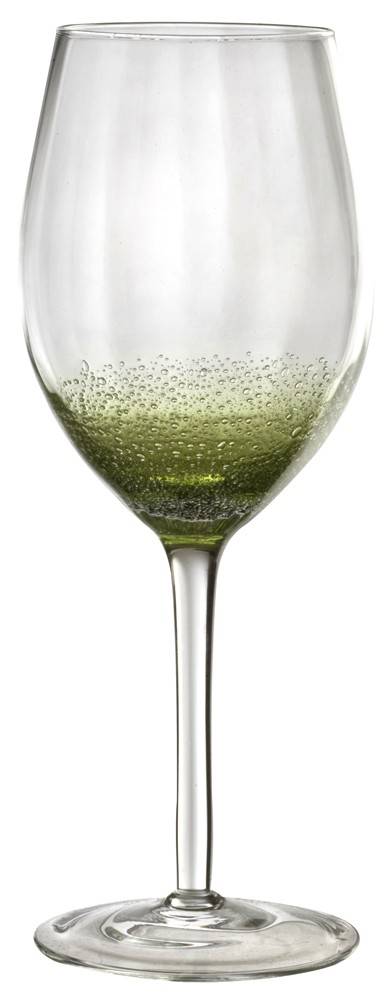 ΠΟΤΗΡΙ ΝΕΡΟΥ HOME FASHION ACCESSORIES ILLUSION ΜΕ ΠΟΔΙ ΔΙΑΦΑΝΕΣ/ΠΡΑΣΙΝΟ 550ML