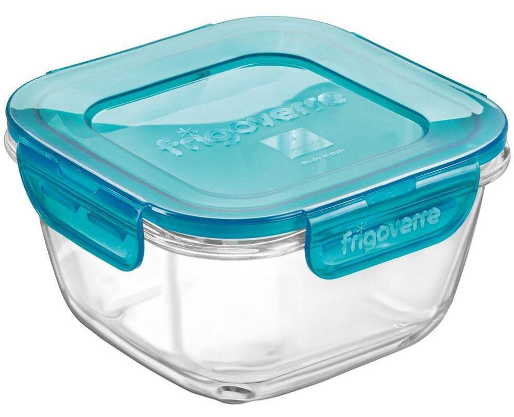 ΔΟΧΕΙΟ ΦΑΓΗΤΟΥ FRIGOVERRE EVOLUTION ΓΥΑΛΙΝΟ ΤΕΤΡΑΓΩΝΟ (18X18CM) FRIGOVERRE