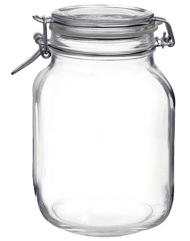 ΒΑΖΟ ΑΠΟΘΗΚΕΥΣΗΣ BORMIOLI ROCCO FIDO ΓΥΑΛΙΝΟ ΔΙΑΦΑΝΕΣ 1000ML BORMIOLI ROCCO