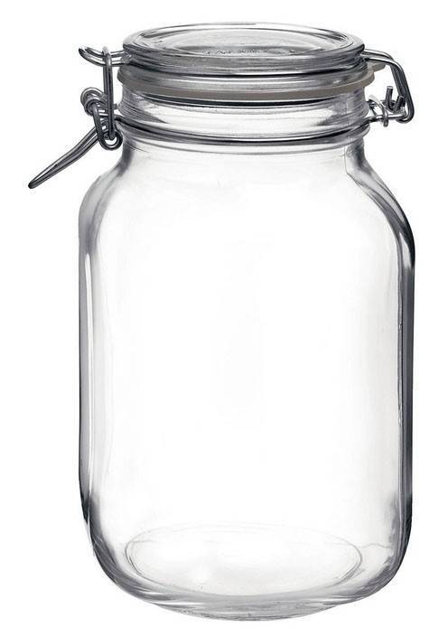 ΒΑΖΟ ΑΠΟΘΗΚΕΥΣΗΣ BORMIOLI ROCCO FIDO ΓΥΑΛΙΝΟ ΔΙΑΦΑΝΕΣ 2000ML
