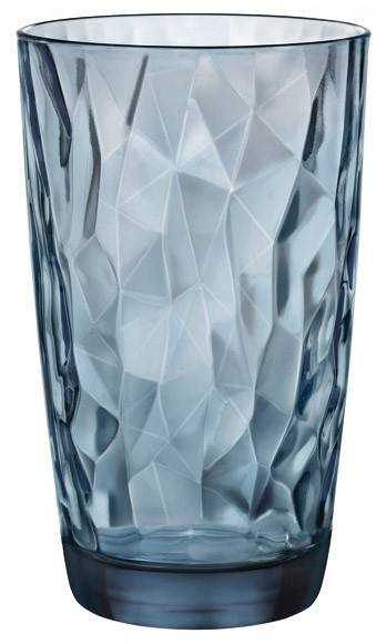 ΠΟΤΗΡΙ ΝΕΡΟΥ BORMIOLI ROCCO DIAMOND ΓΥΑΛΙ ΜΠΛΕ 470ML