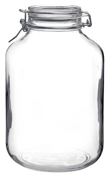 ΒΑΖΟ ΑΠΟΘΗΚΕΥΣΗΣ BORMIOLI ROCCO FIDO ΓΥΑΛΙΝΟ ΔΙΑΦΑΝΕΣ 5000ML BORMIOLI ROCCO