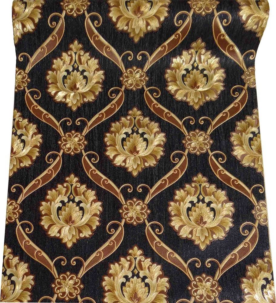 ΤΑΠΕΤΣΑΡΙΑ PETRANIS ΝΟ 857503 GRAND ELEGANCE ΜΑΥΡΟ/ΚΑΦΕ/ΧΡΥΣΟ 0.53X10CM PETRANIS