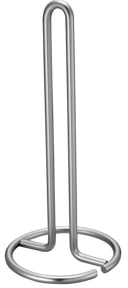 ΘΗΚΗ ΡΟΥΛΟΥ ΚΟΥΖΙΝΑΣ ESTIA NICKEL ΜΕΤΑΛΛΟ 14X14X32CM ESTIA