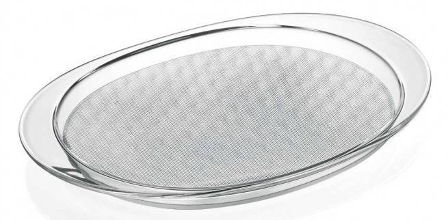 ΔΙΣΚΟΣ ΣΕΡΒΙΡΙΣΜΑΤΟΣ GUZZINI VΕΝΙCΕ ΔΙΑΦΑΝΗΣ 54Χ34CM