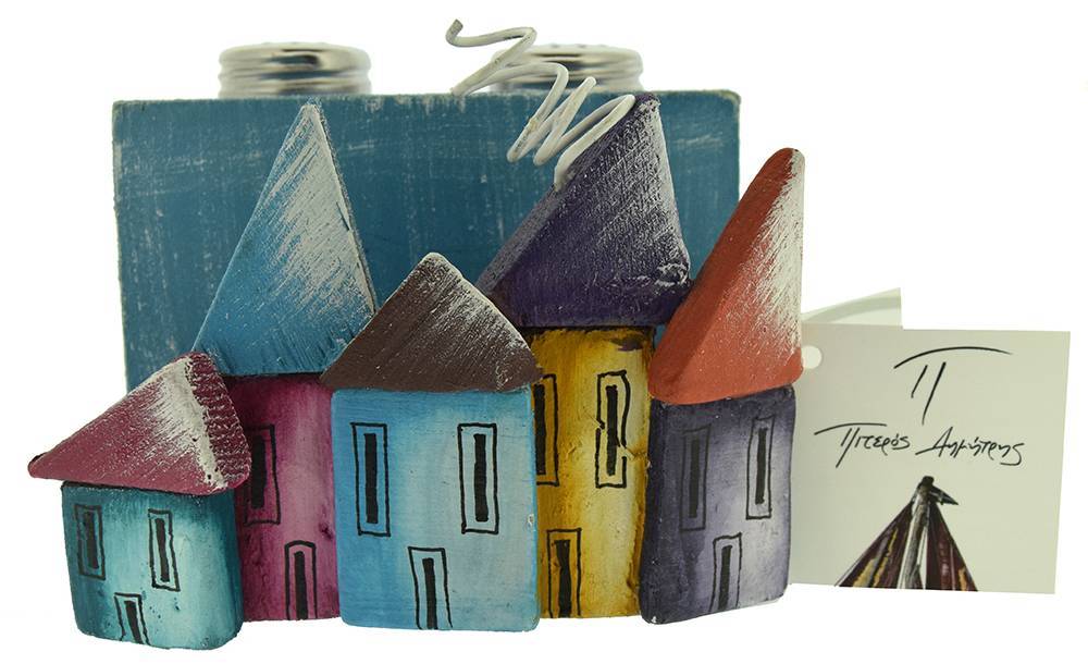 ΠΙΤΕΡΟΣ ΔΗΜΗΤΡΗΣ ΑΛΑΤΟΠΙΠΕΡΟ ΠΙΤΕΡΟΣ ΔΗΜΗΤΡΗΣ ΞΥΛΟΣΥΝΘΕΣΗ ΜΠΛΕ ΜΕ ΠΟΛΥΧΡΩΜΑ ΣΠΙΤΙΑ 10Χ9Χ9CM