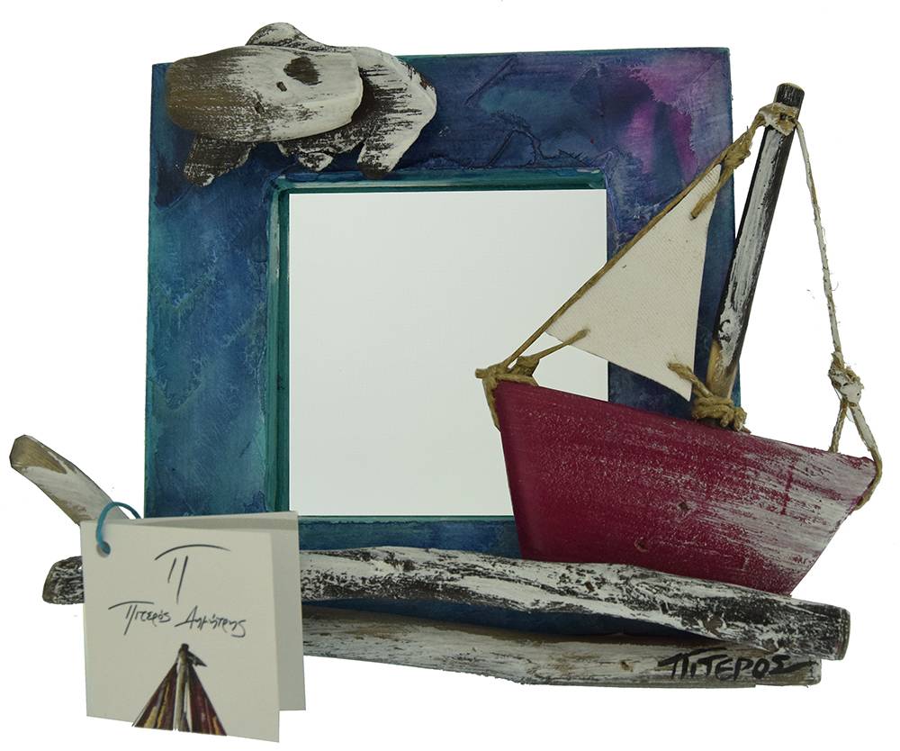 ΚΑΘΡΕΠΤΗΣ ΠΙΤΕΡΟΣ ΔΗΜΗΤΡΗΣ ΞΥΛΟΣΥΝΘΕΣΗ ΜΕ ΒΑΡΚΑ ΜΩΒ 19Χ4Χ14CM ΠΙΤΕΡΟΣ ΔΗΜΗΤΡΗΣ