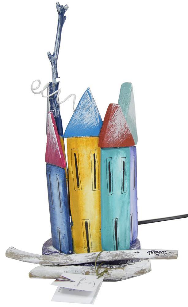 ΦΩΤΙΣΤΙΚΟ ΕΠΙΤΡΑΠΕΖΙΟ ΠΙΤΕΡΟΣ ΔΗΜΗΤΡΗΣ ΞΥΛΟΣΥΝΘΕΣΗ ΠΟΛΥΧΡΩΜΑ ΣΠΙΤΙΑ 12Χ30 CM ΠΙΤΕΡΟΣ ΔΗΜΗΤΡΗΣ