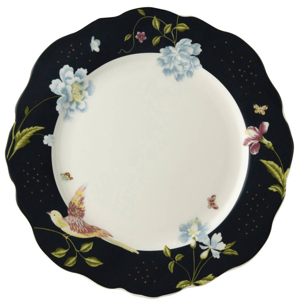 ΠΙΑΤΟ ΡΗΧΟ LAURA ASHLEY HERITAGE IRREGULAR MIDNIGHT UNI ΠΟΡΣΕΛΑΝΗ 24,5CM LAURA ASHLEY