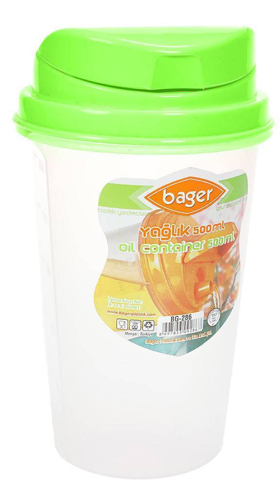 ΔΟΧΕΙΟ ΡΟΗΣ ΛΑΔΙΟΥ CHIOS HELLAS ΠΛΑΣΤΙΚΟ ΠΡΑΣΙΝΟ (500ML) CHIOS HELLAS