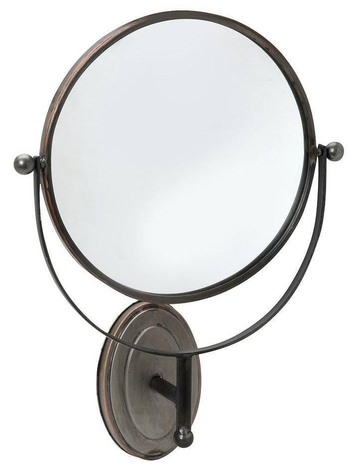 ΚΑΘΡΕΦΤΗΣ ESPIEL ΣΤΡΟΓΓΥΛΟΣ ΜΕΤΑΛΛΟ ΚΑΦΕ35Χ12Χ50CM ESPIEL