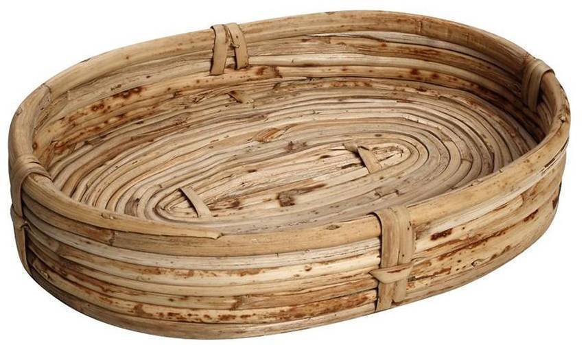 ESPIEL ΨΩΜΙΕΡΑ ESPIEL ΟΒΑΛ ΞΥΛΟ ΚΑΦΕ 26X17X6CM