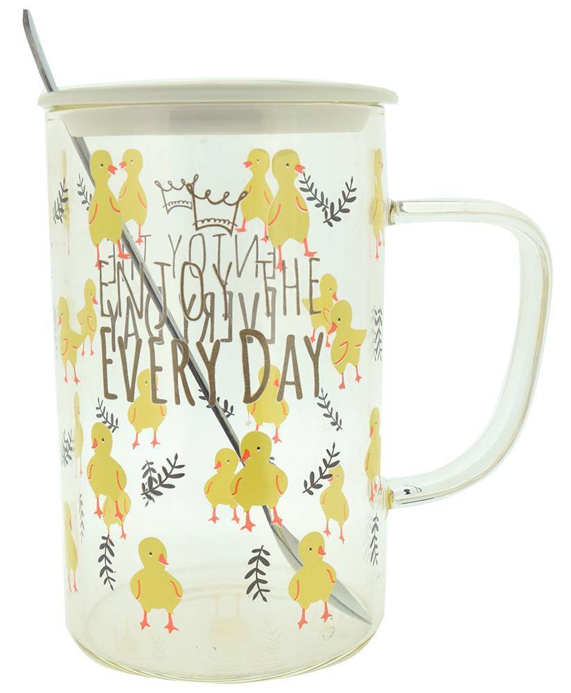 SPACECOW ΚΟΥΠΑ SPACECOW ΜΥ LOVE ΠΑΠΑΚΙ ΓΥΑΛΙ 11X7CM 470ML