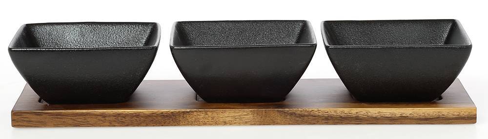 CRYSPO TRIO ΠΙΑΤΕΛΑ CRYSPO TRIO ΑCACIA 3ΜΠΟΛ ΚΕΡΑΜΙΚΑ 3TMX 31,5Χ10CM