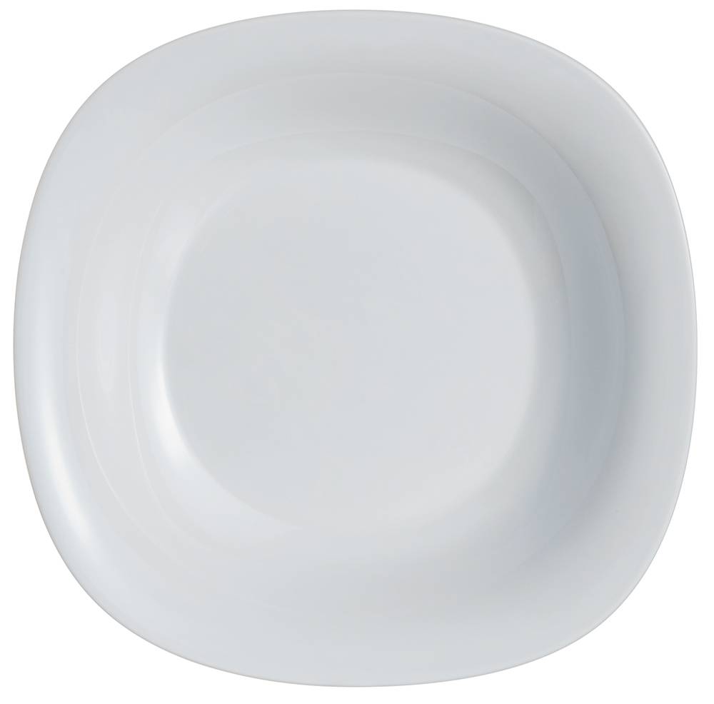 ΠΙΑΤΟ ΒΑΘΥ LUMINARC CARINE GRANIT ΣΤΡΟΓΓΥΛΟ ΛΕΥΚΟ (21CM)