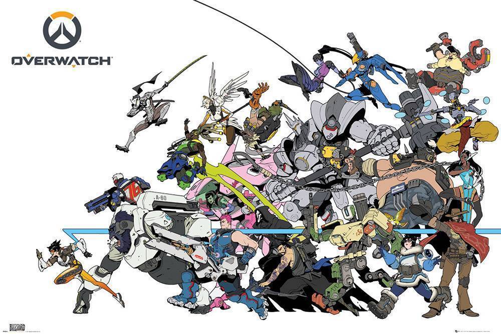 POSTER OVERWATCH-BATTLE (61X91.5CM)