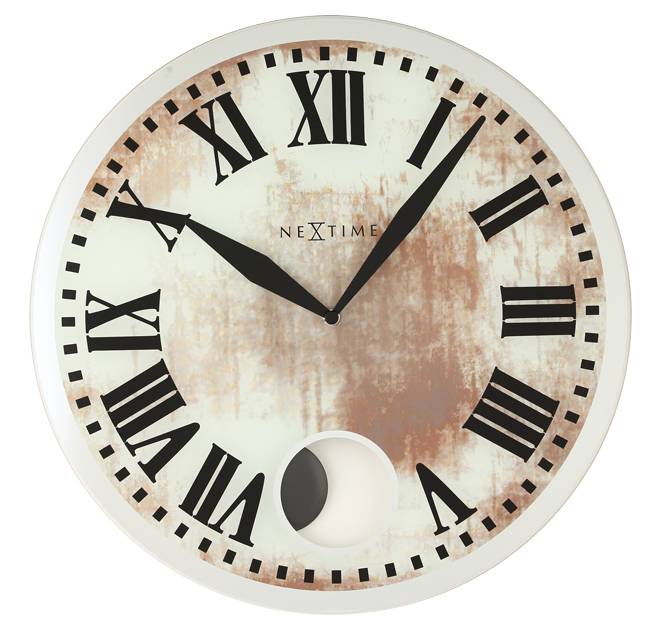 NEXTIME ΡΟΛΟΙ ΤΟΙΧΟΥ NEXTIME ROMANA 8162 ΠΛΑΣΤΙΚΟ ΓΥΑΛΙ ΜΑΥΡΟ 43CM