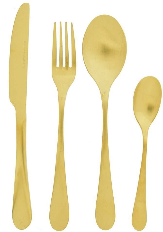 ΣΕΤ ΜΑΧΑΙΡΟΠΙΡΟΥΝΑ DINOX NIS GOLD ΑΝΟΞΕΙΔΩΤΟ ΑΤΣΑΛΙ 18/0 (33ΤΜΧ) DINOX