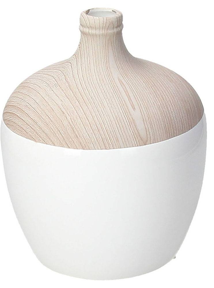 BAZO TOGNANA ART ΚΕΡΑΜΙΚΟ ΞΥΛΟ ΜΠΕΖ ΛΕΥΚΟ 21X25CM TOGNANA