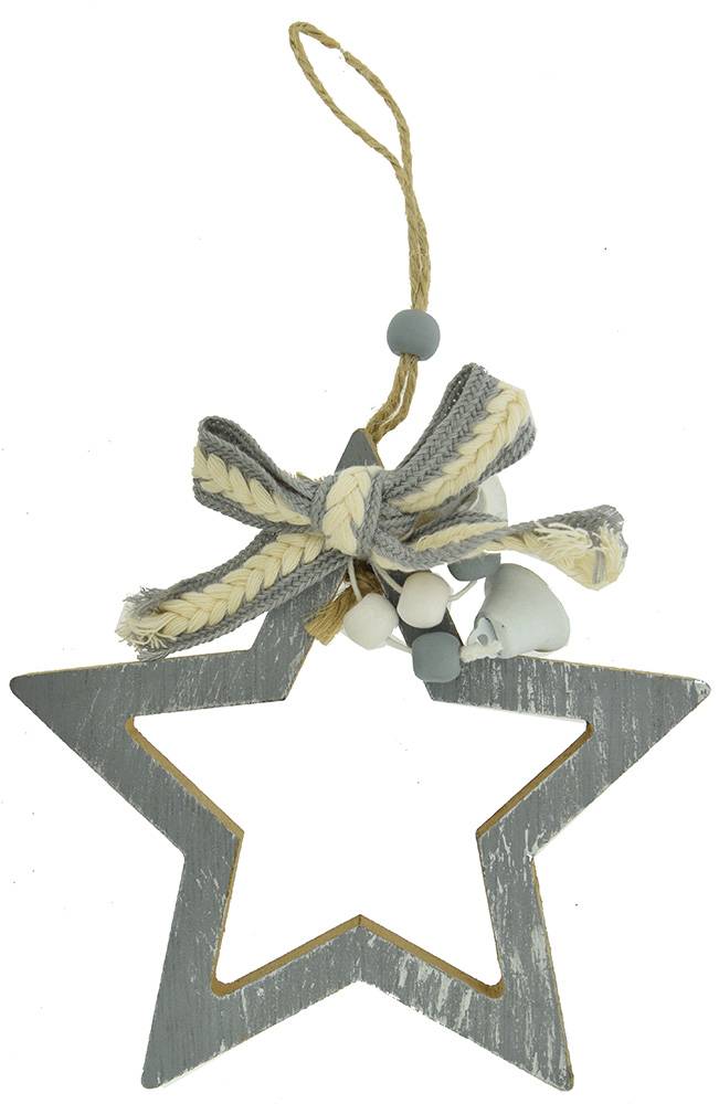 ΧΡΙΣΤΟΥΓΕΝΝΙΑΤΙΚΟ ΣΤΟΛΙΔΙ CHRISTMAS ΑΣΤΕΡΙ ΑΣΗΜI 13CM CHRISTMAS COLLECTION