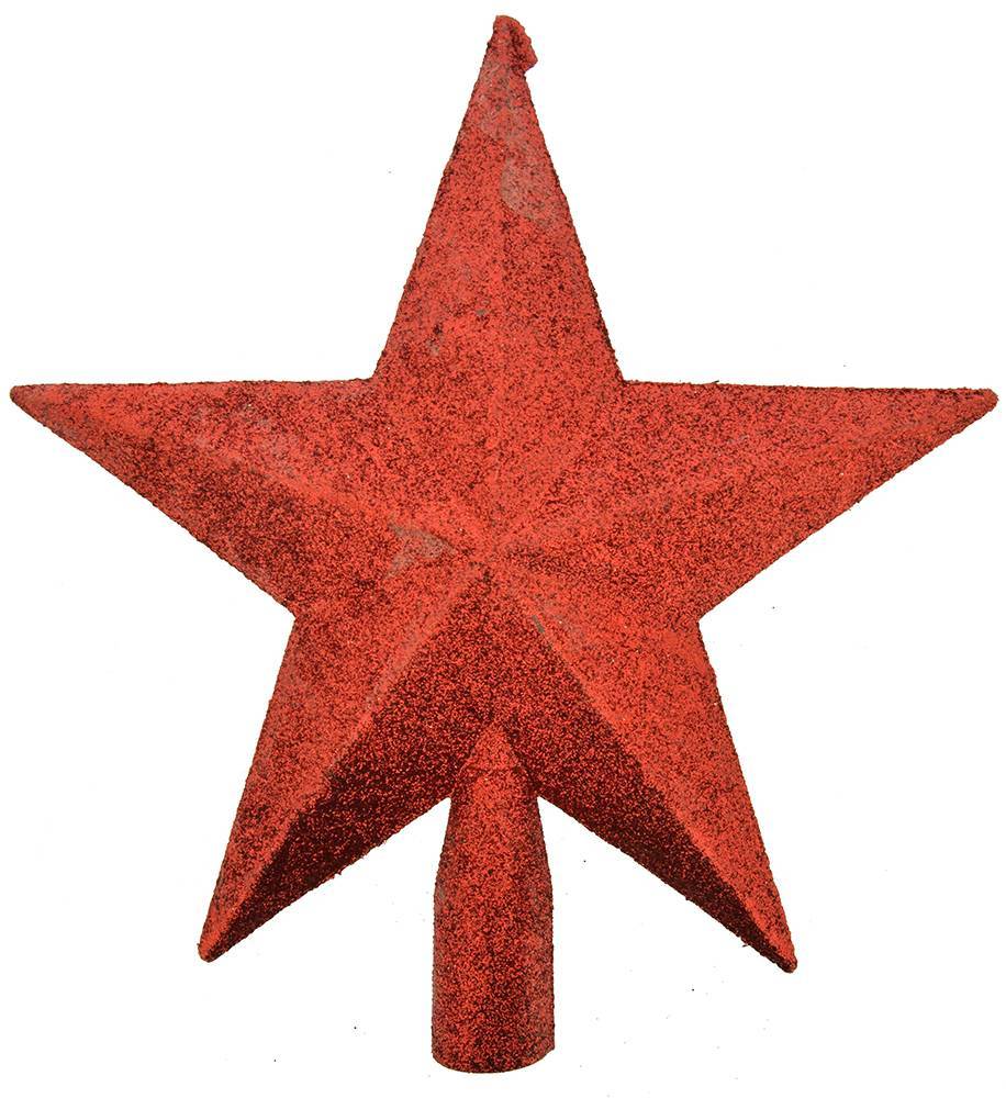 ΧΡΙΣΤΟΥΓΕΝΝΙΑΤΙΚΟ ΣΤΟΛΙΔΙ CHRISTMAS ΚΟΡΥΦΗ ΑΣΤΕΡΙ KOKKINO 20CM CHRISTMAS COLLECTION