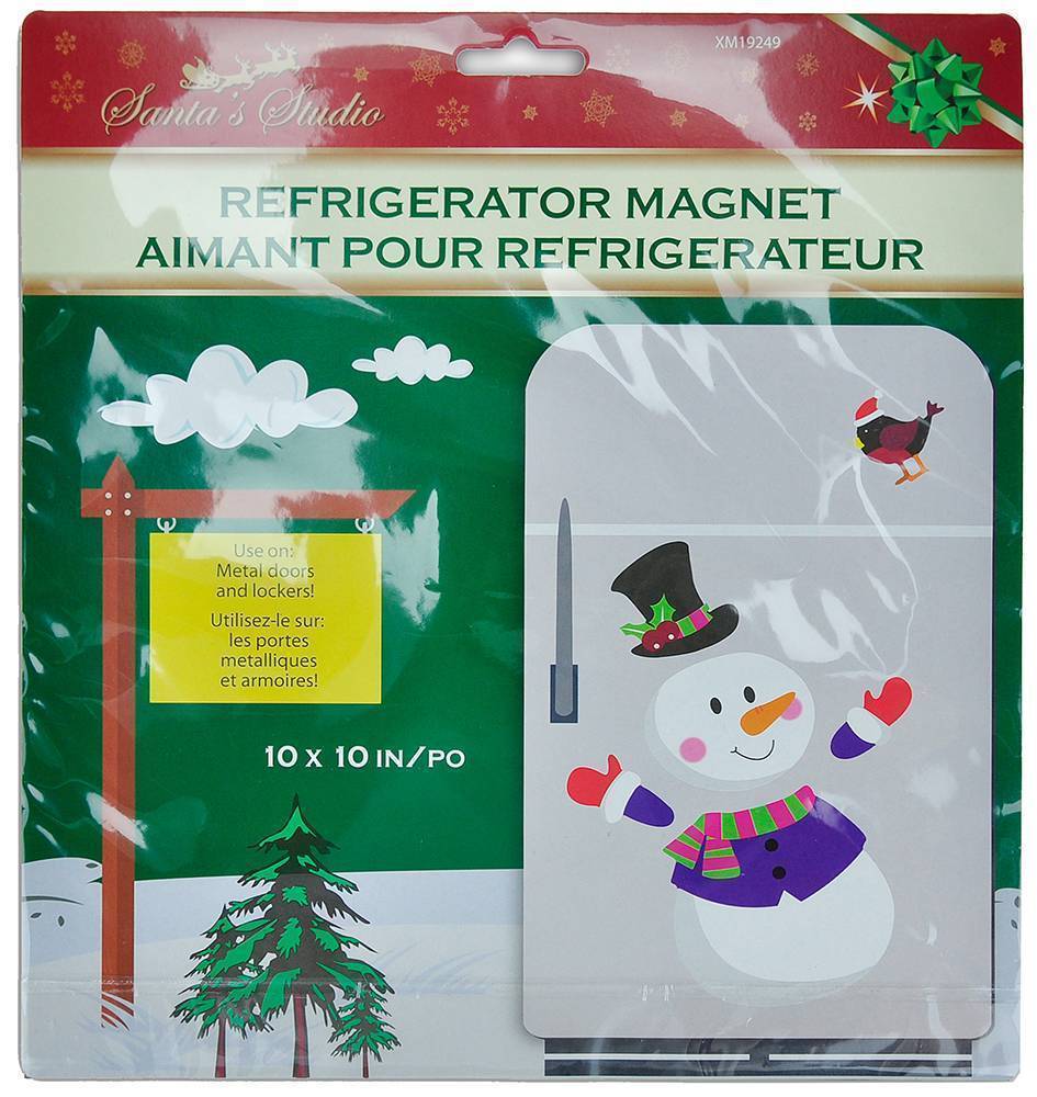 ΧΡΙΣΤΟΥΓΕΝΝΙΑΤΙΚΟ ΔΙΑΚΟΣΜΗΤΙΚΟ CHRISTMAS ΜΑΓΝΗΤΗΣ ΧΙΟΝΑΝΘΡΩΠΟΣ 25,4Χ 25,4CM CHRISTMAS COLLECTION