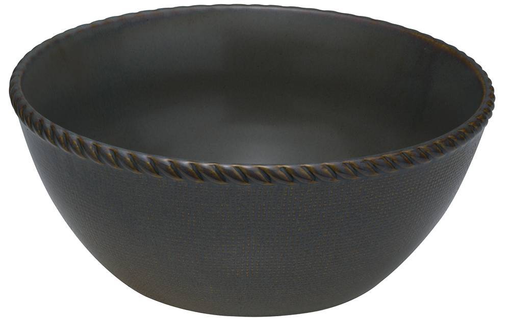 ΣΑΛΑΤΙΕΡΑ HOME FASHION ACCESSORIES CANVAS ΚΑΦΕ 27,4X27,4X11CM