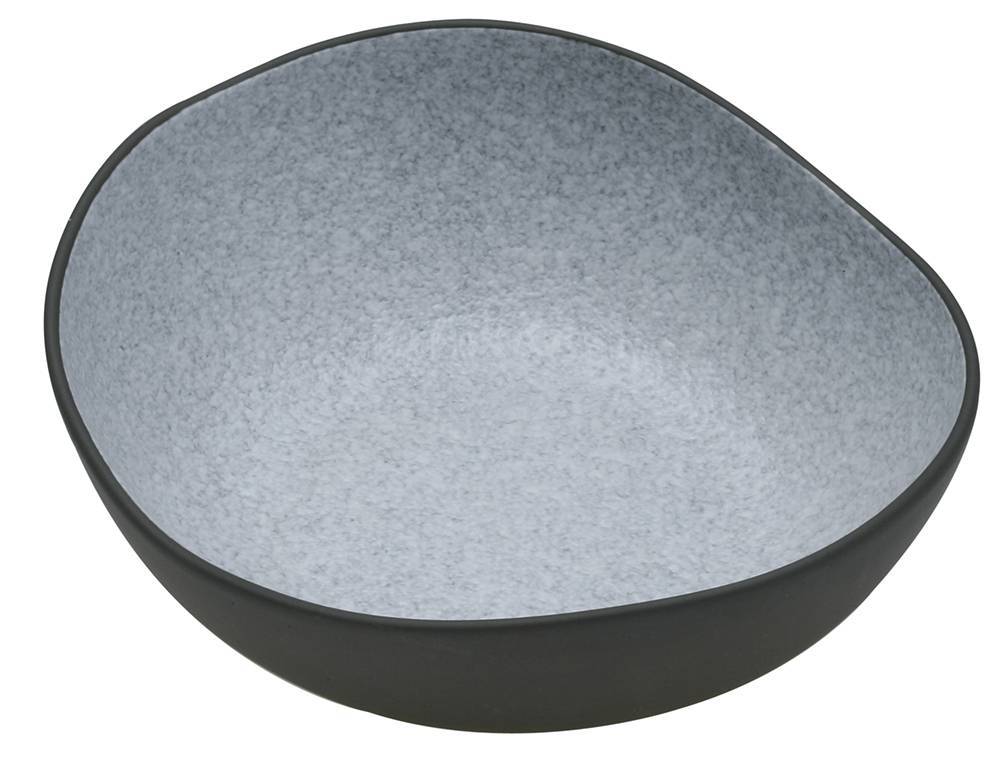 ΠΙΑΤΟ ΒΑΘΥ HOME FASHION ACCESSORIES GRANITE ΠΟΡΣΕΛΑΝΗ ΓΚΡΙ 18,7X17,5X6,5CM