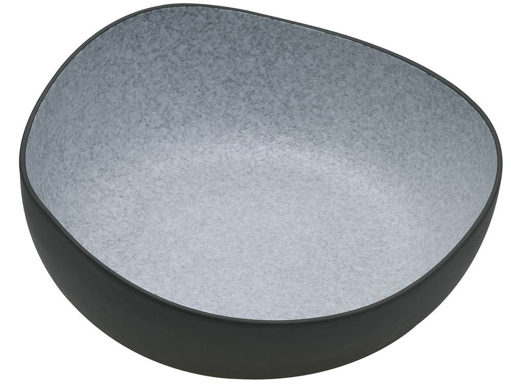 ΣΑΛΑΤΙΕΡΑ HOME FASHION ACCESSORIES GRANITE ΠΟΡΣΕΛΑΝΗ ΓΚΡΙ 24,2X22X8,5CM