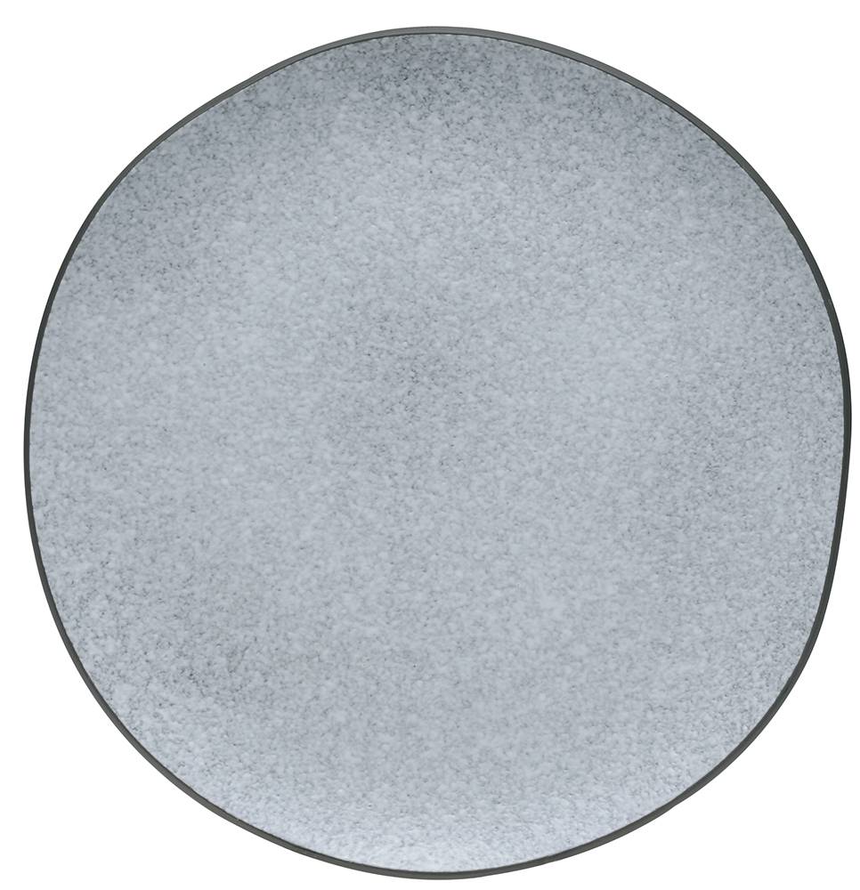 ΠΙΑΤΟ ΡΗΧΟ HOME FASHION ACCESSORIES GRANITE ΠΟΡΣΕΛΑΝΗ ΓΚΡΙ 26X25X2CM HOME FASHION ACCESSORIES