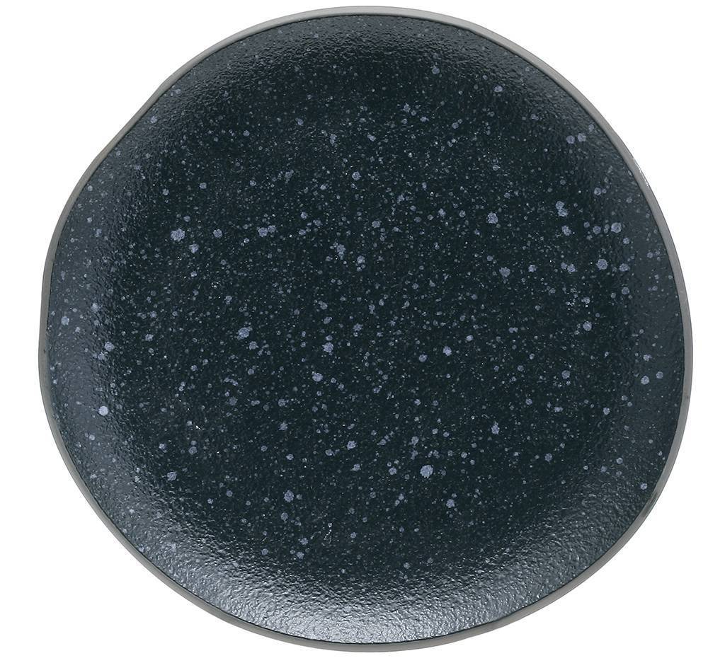 ΠΙΑΤΟ ΦΡΟΥΤΟΥ HOME FASHION ACCESSORIES GRANITE ΠΟΡΣΕΛΑΝΗ ΜΠΛΕ/ΜΠΕΖ 18,7X18,3X2,3CM HOME FASHION ACCESSORIES