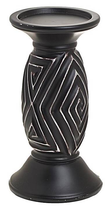 ΚΗΡΟΠΗΓΙΟ INART RESIN POLYRESIN ΜΑΥΡΟ/ΑΣΗΜΙ 13Χ24CM