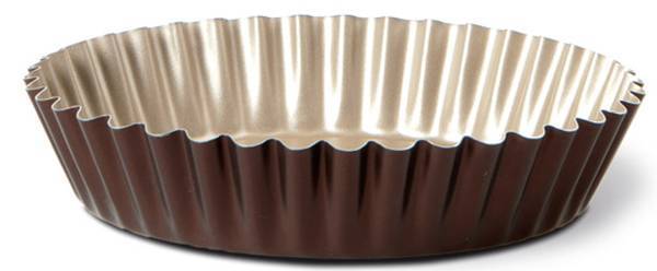 ΦΟΡΜΑ ΤΑΡΤΑΣ TVS DOLCI IDEE ΑΝΤΙΚΟΛΛΗΤΙΚΗ ΑΛΟΥΜΙΝΙΟ ΣΤΡΟΓΓΥΛΗ 24CM TVS