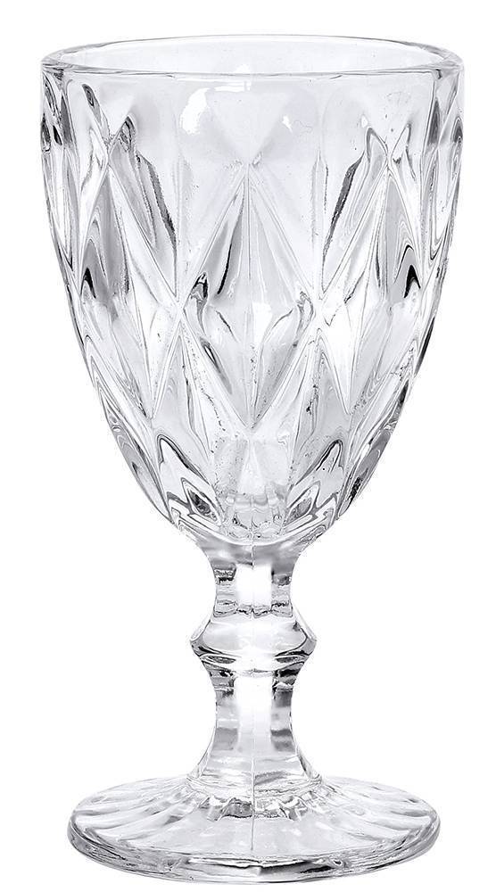 ΣΕΤ ΠΟΤΗΡΙΑ ΝΕΡΟΥ CRYSPO TRIO KARE ΜΕ ΠΟΔΙ CLEAR 320ML 6ΤΜΧ CRYSPO TRIO