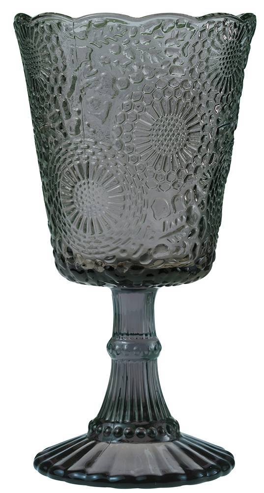 ΠΟΤΗΡΙ ΚΡΑΣΙΟΥ HOME FASHION ACCESSORIES VINTAGE ΓΚΡΙ 300ML HOME FASHION ACCESSORIES