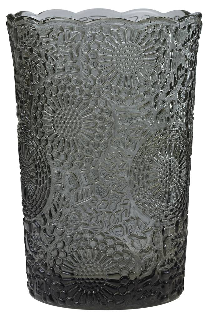 ΠΟΤΗΡΙ ΝΕΡΟΥ HOME FASHION ACCESSORIES VINTAGE ΓΚΡΙ 410ML HOME FASHION ACCESSORIES