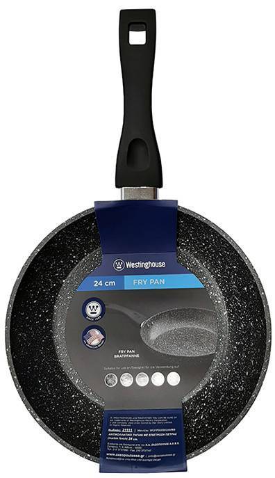 WESTINGHOUSE ΤΗΓΑΝΙ WESTINGHOUSE ΑΝΤΙΚΟΛΛΗΤΙΚΟ ΜΕ ΕΠΙΣΤΡΩΣΗ ΠΕΤΡΑΣ (24CM)